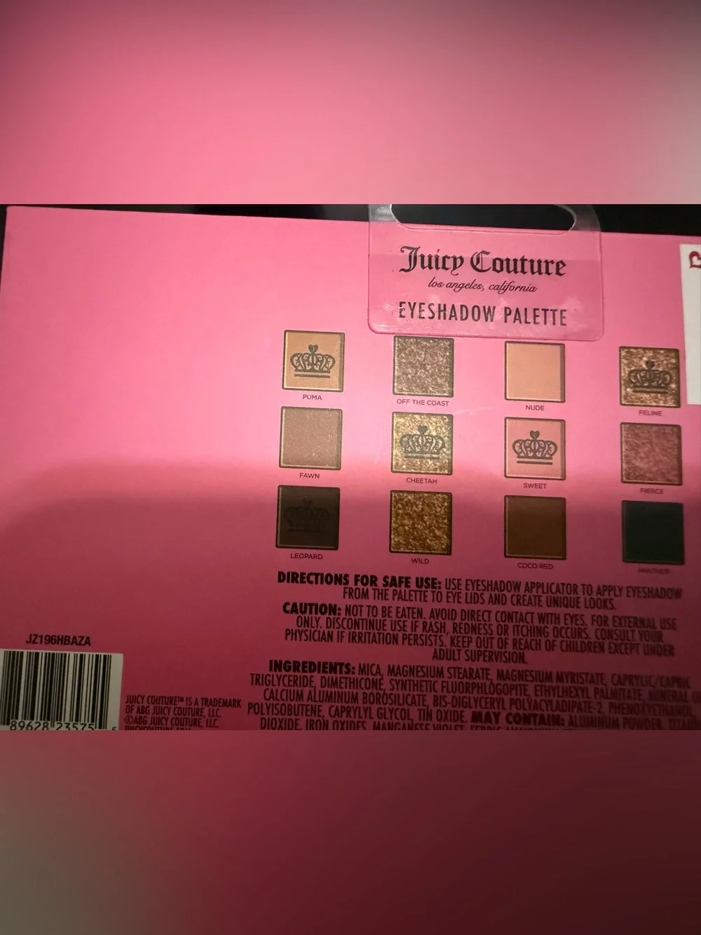 Juicy Couture Eyeshadow Palette